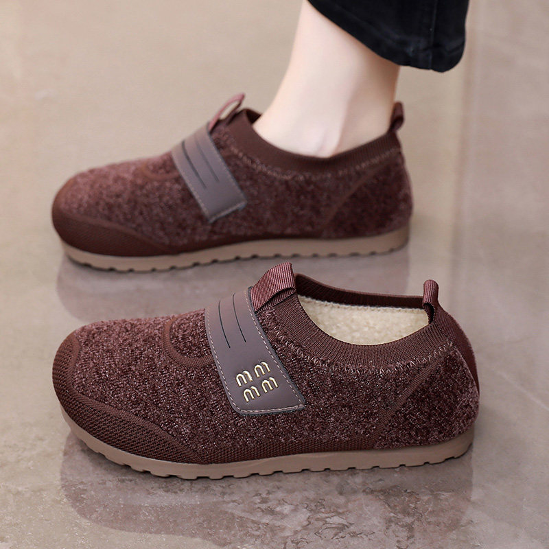 2025冬季新款老北京棉鞋加绒加厚棉靴软底防滑防寒一脚蹬妈妈棉鞋,女鞋,棉鞋,淘宝优惠券,粉丝福利购,淘宝优惠卷