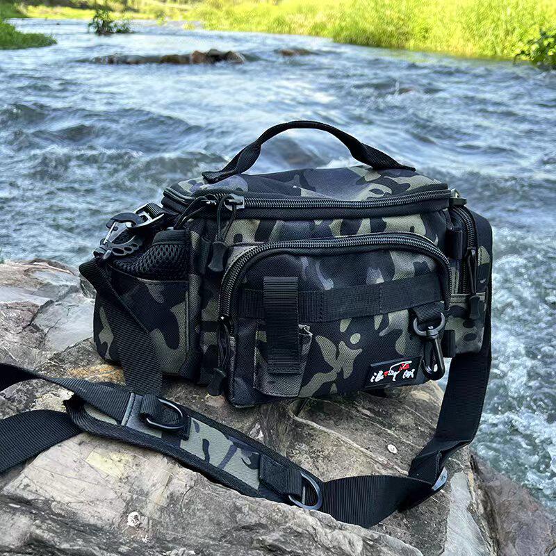 垂钓钓鱼溪流走钓腰包户外