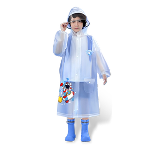 儿童雨衣男女孩童2024新款幼儿园小学生上学专用带书包位防水雨披