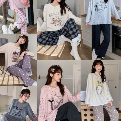 芊芬女士塔娜绒可爱家居服