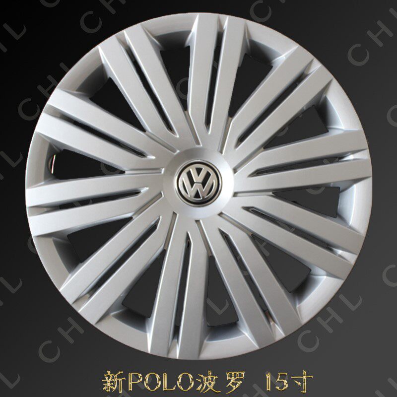 适用新款大众POLO波罗轮毂盖15寸原厂装饰钢圈塑料汽车轮胎盖罩帽