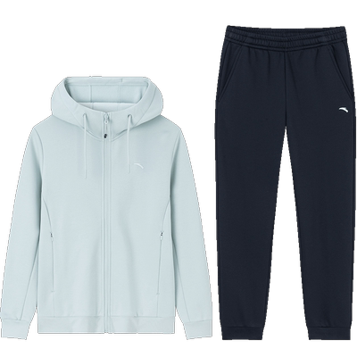 连帽运动套装安踏百搭简约