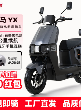 立马电动车官方旗舰新款长续航智能二轮电动摩托车通勤代步电瓶车