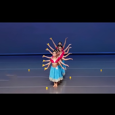 宝莱坞新款印度舞演出服帕莎女孩