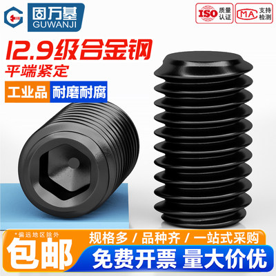 【免费开专票】平端紧定机米螺丝