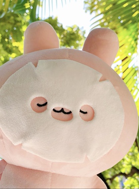 【新品】微笑超萌asamimi公仔阿莎咪米舒缓系列面膜兔毛绒玩偶