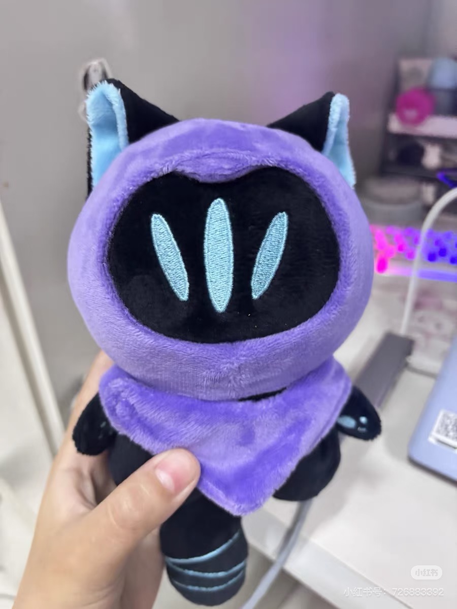 无畏契约幽影猫猫瓦罗兰特挂件OMEN玩偶同人周边礼物毛绒玩具