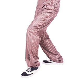 popping裤子男locking条纹西裤震感舞poppin街舞裤宽松嘻哈机械舞