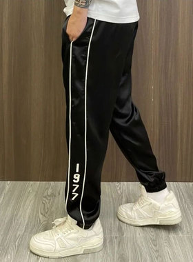 FOG高街宽松加肥加大码休闲裤1977束脚男运动长裤子情侣卫裤280穿