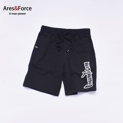 Ares＆Force潮流男士休闲短裤加肥加大码270斤男装肥佬胖子五分裤