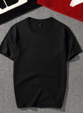 Ares＆Force男潮短袖t恤纯色学生情侣圆领宽松白色嘻哈大码团队定