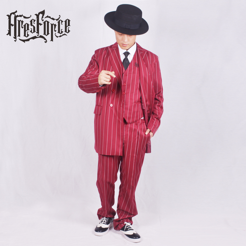 外套locking表演机械舞西装