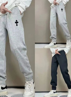 加肥加大男裤宽松春季潮牌大码男装男士长裤胖子运动裤休闲肥佬裤