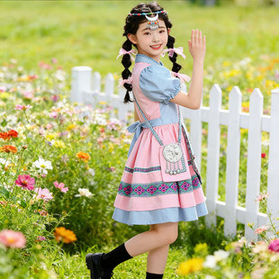 哈尼宝贝吉量三月三弥渡山歌表演服装儿童民族风演出服装男女儿童