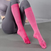 2026长筒瑜伽袜子防滑专业女五指袜地板袜成人瑜伽防滑袜普拉提