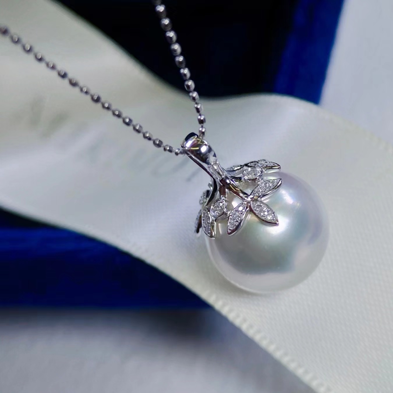 铂金莫桑钻配件空托轻奢款