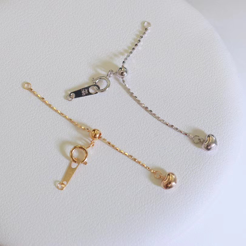 18K金珍珠手链项链配件尾链扣