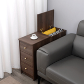 沙发侧边柜边几长条柜储物夹缝床头柜床尾夹缝隙窄柜定制15