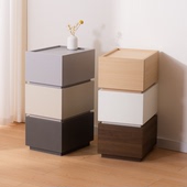 实木组合床头柜简约现代卧室小户型床边柜窄柜收纳柜定制20