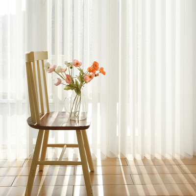 贵品梦幻窗帘竖百叶垂直纱帘客厅阳台卧室遮光安装测量梦幻帘轨道