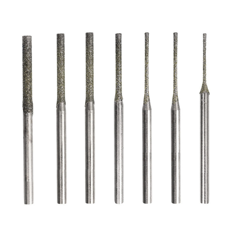 加长A针玉石钻头打孔针金刚砂扩孔钻头琥珀蜜蜡绿松石玻璃扩孔棒