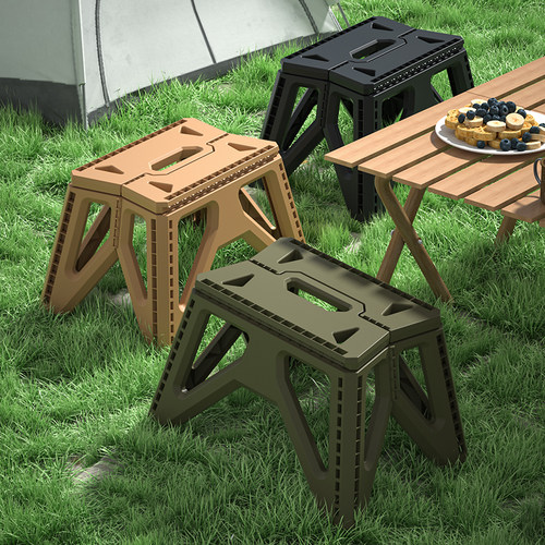 便携户外马扎家用塑料板凳