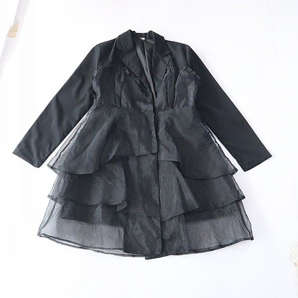 春秋季女中长款长袖风衣外套西服领暗扣修身拼接时尚百搭上衣C2M,女装/女士精品,风衣,淘宝优惠券,粉丝福利购,淘宝优惠卷