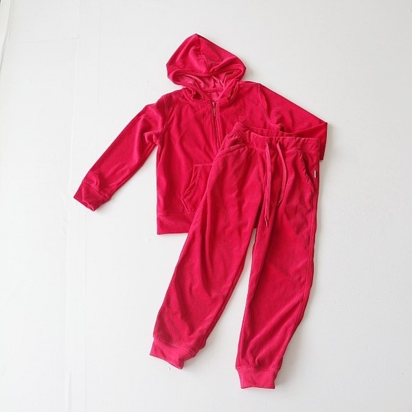 春季女童长袖外套连帽拉链松紧腰宽松休闲运动长裤中童套装X13,童装/婴儿装/亲子装,套装,淘宝优惠券,粉丝福利购,淘宝优惠卷