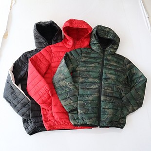 棉服外套连帽拉链宽松纯色时尚 长袖 百搭棉衣X13 男女同款 秋冬季