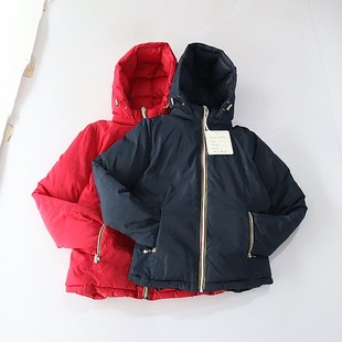 百搭保暖棉衣D19 棉服外套立领连帽拉链宽松纯色时尚 冬季 女长袖