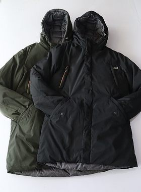秋冬新品男中长款长袖棉服外套连帽拉链宽松多口袋保暖百搭棉衣D8