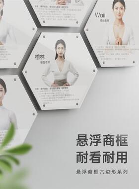 六边形亚克力相框组合挂