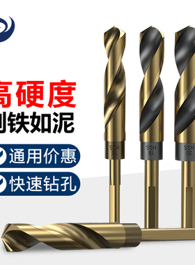 高硬度小柄麻花钻头钻钢钻铁专用直柄小头手电钻木工铝合金12mm18