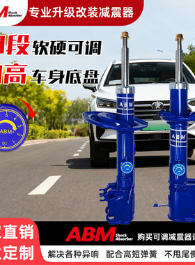 适用比亚迪S6 7 8 M6 E6元新能源改装升级加高减震器可调弹簧避震