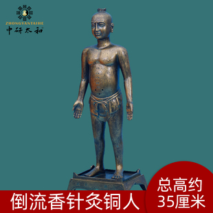 仿古针灸铜人模型宋天圣针灸铜人中医文化礼品药店医院礼品