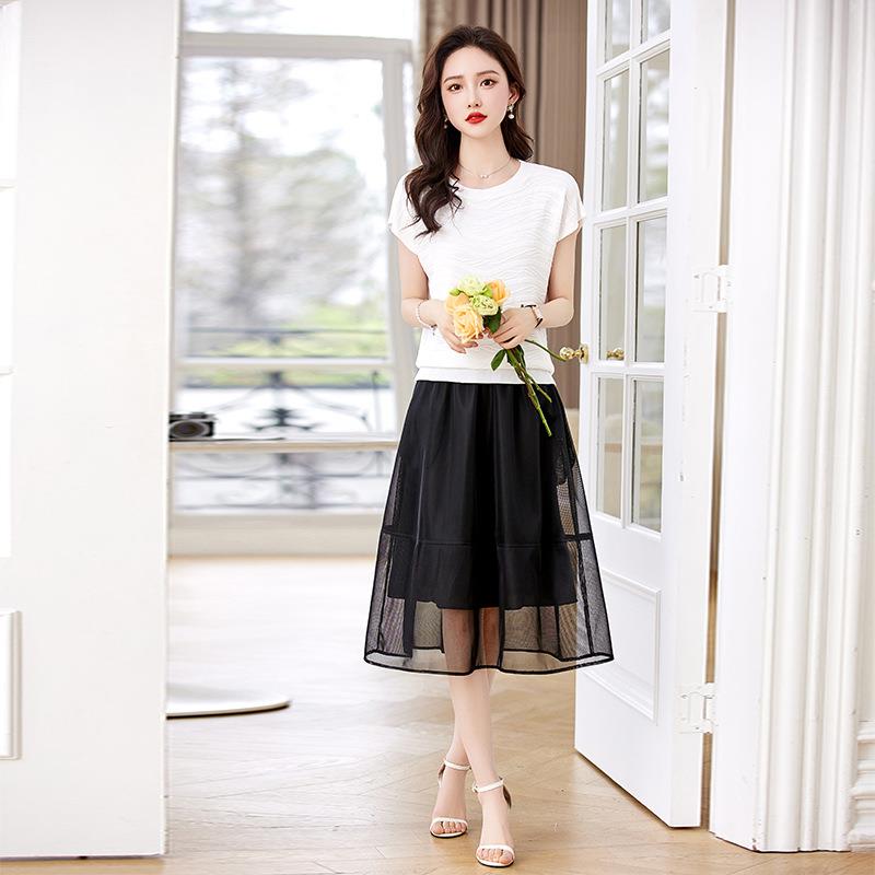 设计两年件套连衣裙女ZZI5167R夏新款小个质子时尚感气洋气裙子套