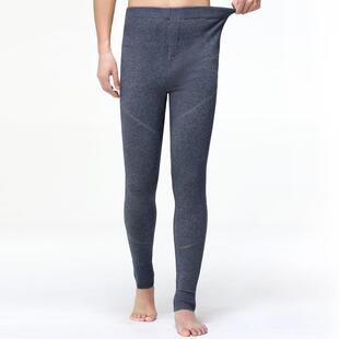 新款 保暖打底毛线年裤 中士羊绒男裤 厚护款 护腰膝爸爸装 FXI秋冬季