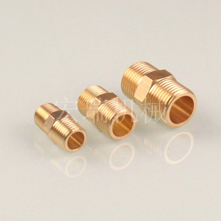 厂家直销 1寸 DN25 32 40 50 65双外牙铜直通对丝接头 外丝直接
