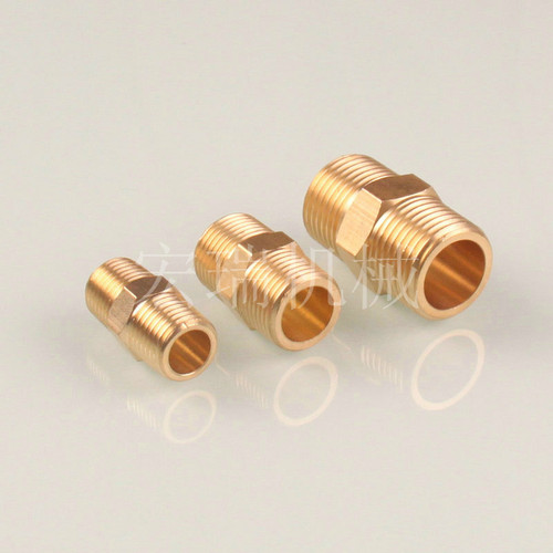 厂家直销 1寸 DN25 32 40 50 65双外牙铜直通对丝接头 外丝直接