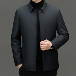 中年翻领加年厚蚕丝袄中老爸爸装 扣版 PP季 1806 冬夹克棉 棉衣男士