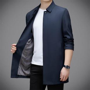 PP士夹克公务员行政简约搭款 翻领茄百克秋风衣外 新商务男306 季