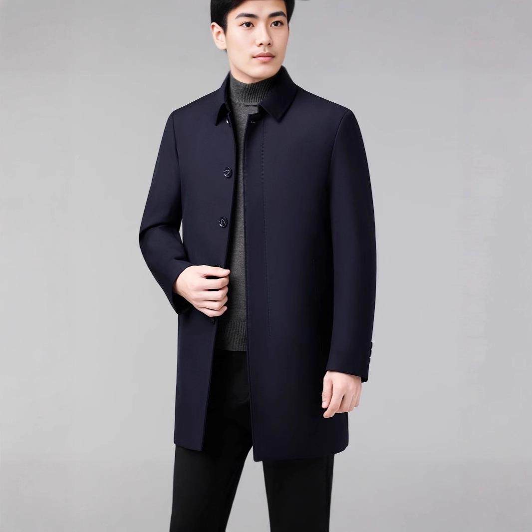 男士长新款单排扣款羽绒男内胆休闲保领暖风衣外套装翻爸爸F011装,户外/登山/野营/旅行用品,其他户外服装,淘宝优惠券,粉丝福利购,淘宝优惠卷