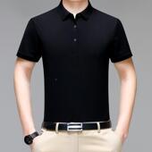 男装 恤上09061 务休闲纯色衫 搭袖 X商衣 百中青年男短士时尚 夏季