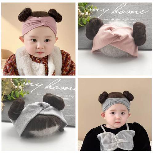 新款ins百搭纯棉外出男女假发