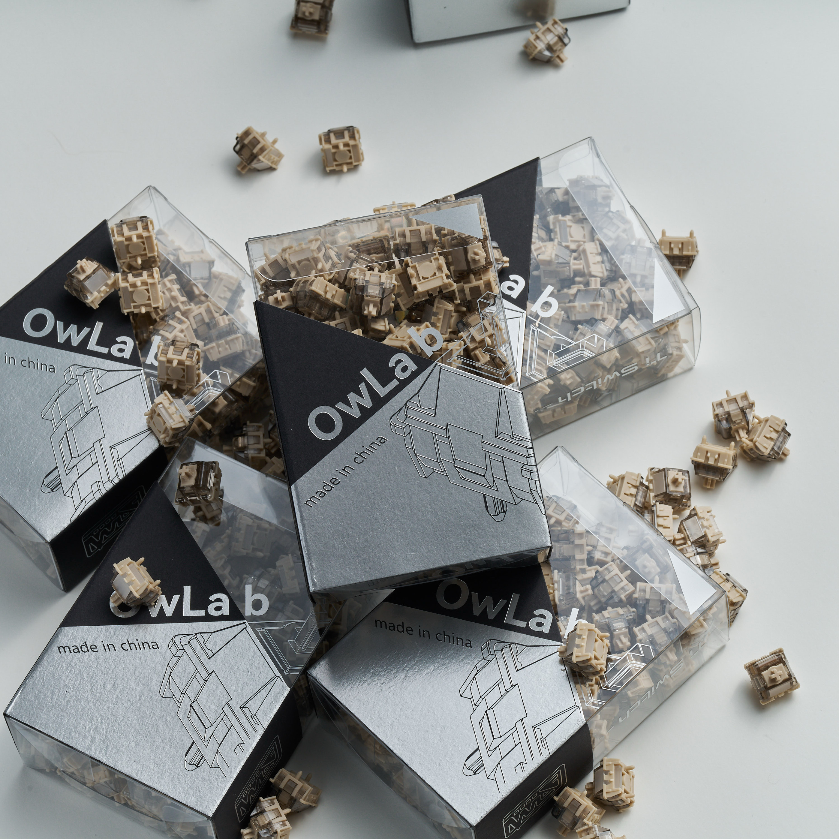 OW磁轴 Ti轴 封底磁轴 适配wooting60he  小蜜蜂mane68等磁轴键盘