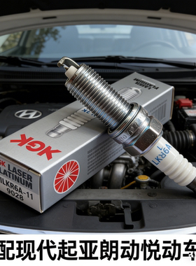 NGK9028火花塞双针铱金DILKR6A11K3悦动朗动福瑞迪火嘴现代汽车
