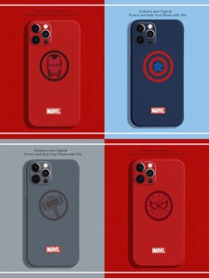 漫威适用于苹果13手机壳iPhonx防摔红米k50直边nova9钢铁侠iqoo套