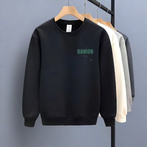 美式潮牌圆领卫衣男春秋季新款潮流宽松休闲学生情侣长袖上衣外套