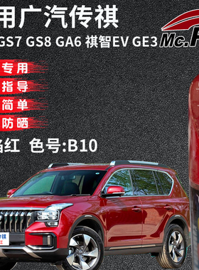 xy/易彩传祺GS3 GS7 GS8 GA6 GE3赤焰红色补漆笔祺智EV汽车自喷漆