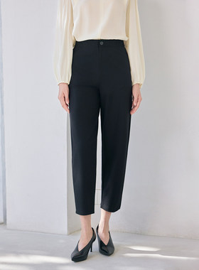 歌蒂诗春季专柜新款简约休闲宽松舒适休闲萝卜裤女 1F10K3066